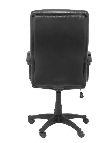 Fauteuil Munera simili cuir noir 7