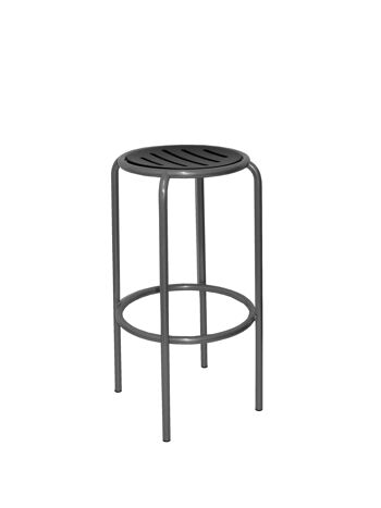 Tabouret en bois noir Ledaña 1