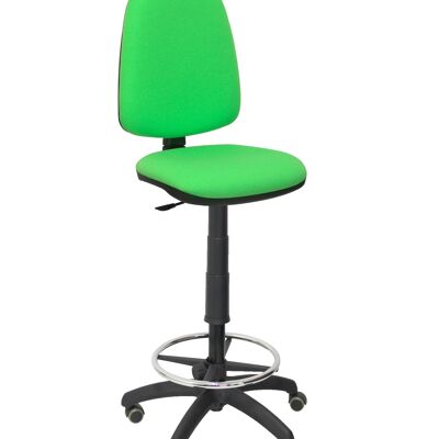 Ayna bali pistachio green stool with parquet wheels