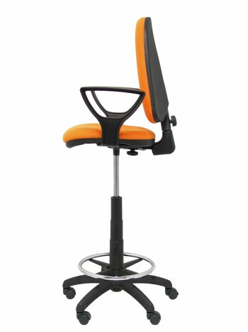 Tabouret Ayna bali orange avec accoudoirs fixes 5