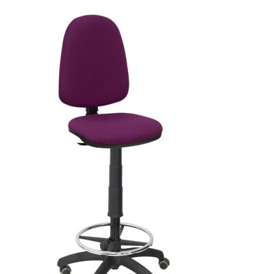 Ayna bali purple stool with parquet wheels