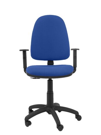 Chaise bali bleue Ayna avec accoudoirs réglables 3