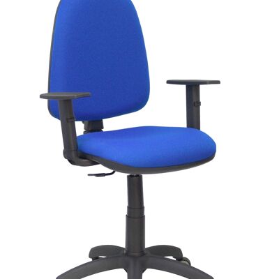 Blue bali Ayna chair adjustable arms parquet wheels