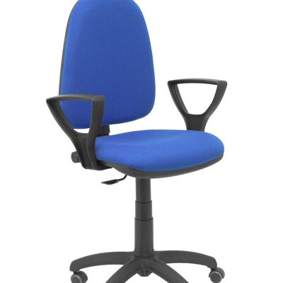 Blue bali Ayna chair fixed armrests parquet wheels