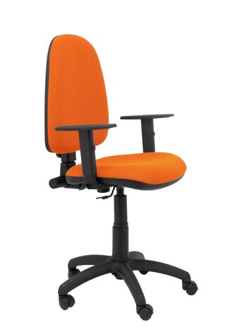 Chaise Ayna bali orange avec accoudoirs réglables 1