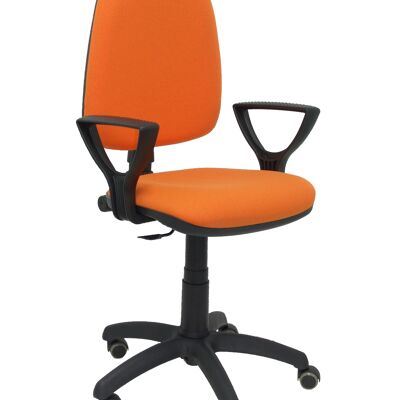 Ayna bali chair orange fixed armrests parquet wheels