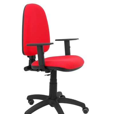 Red bali Ayna chair adjustable arms parquet wheels
