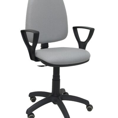 Ayna bali light gray chair fixed armrests parquet wheels