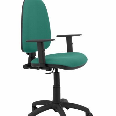 Green bali Ayna chair with adjustable arms