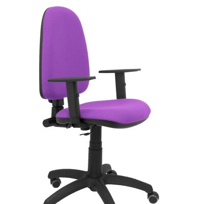 Lilac bali Ayna chair adjustable arms parquet wheels