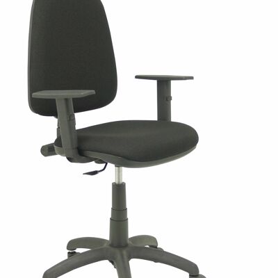 Ayna bali black chair with adjustable arms