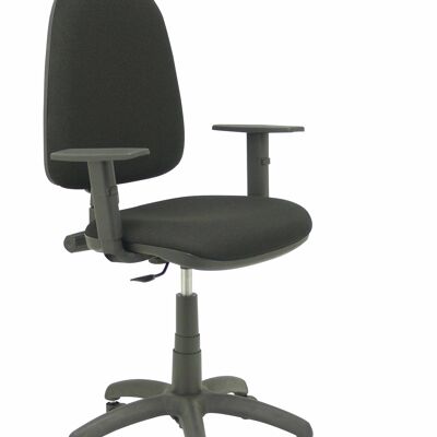 Ayna bali black chair with adjustable arms