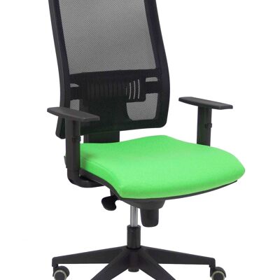 Pistachio green bali Horna chair without headboard