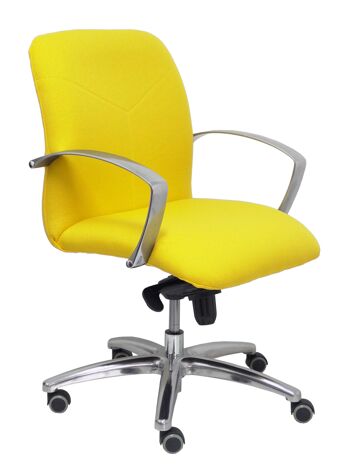 Fauteuil Caudete confident bali jaune 1