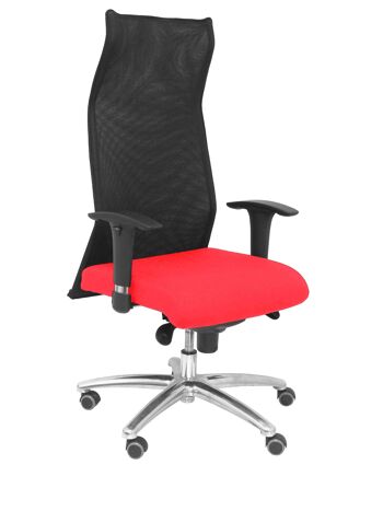 Fauteuil bali rouge Sahuco 2