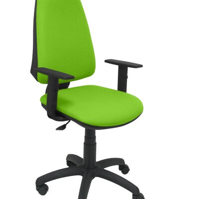 Elche CP bali pistachio green chair with adjustable arms