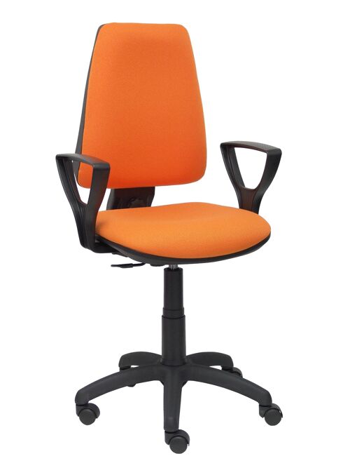 Silla Elche CP bali naranja brazos fijos