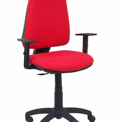 Chaise Elche CP bali rouge avec accoudoirs réglables