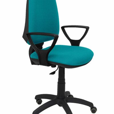 Elche CP bali light green chair fixed armrests parquet wheels