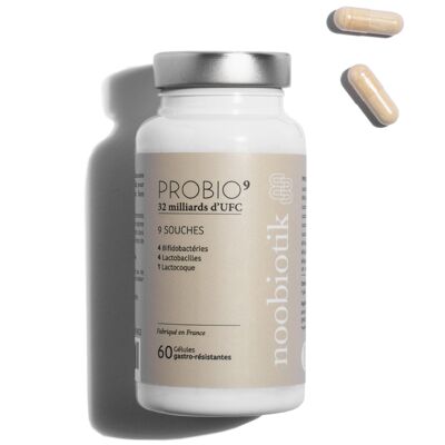 Probiotiques - PROBIO9 - Digestion - Immunité