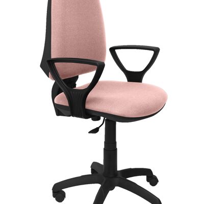 Elche CP bali pale pink chair with fixed arms