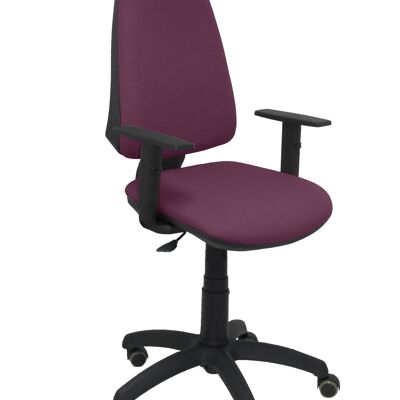 Chaise Elche CP bali violet accoudoirs réglables roues parquet