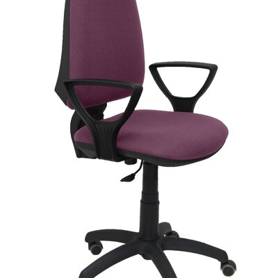 Elche CP bali purple chair fixed armrests parquet wheels
