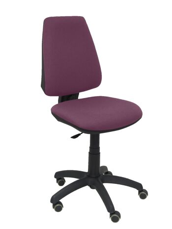 Chaise Elche CP bali violette avec roulettes parquet 1