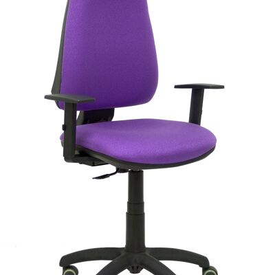 Elche CP bali lilac chair adjustable arms parquet wheels