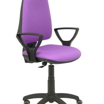 Elche CP bali lilac chair fixed arms parquet wheels