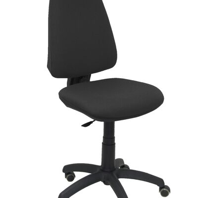 Elche CP bali black chair with parquet wheels