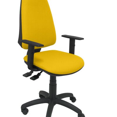 Elche S bali gelber Stuhl mit verstellbaren Armlehnen