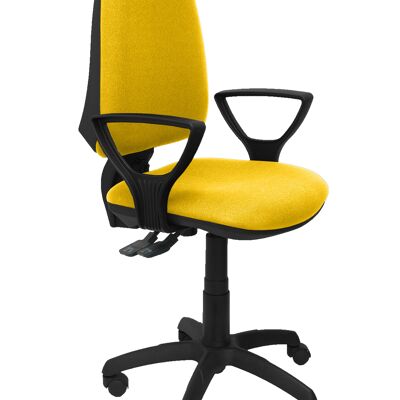 Elche S chair bali yellow fixed arms