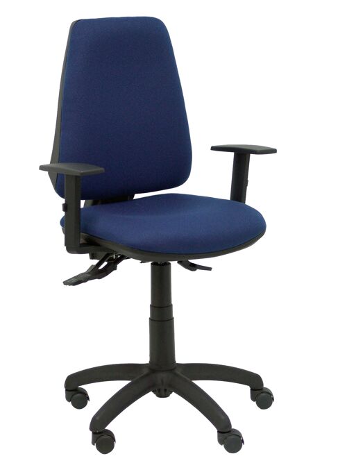 Silla Elche S bali azul marino brazos regulables