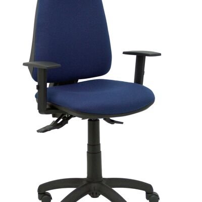 Elche S bali navy blue chair with adjustable arms
