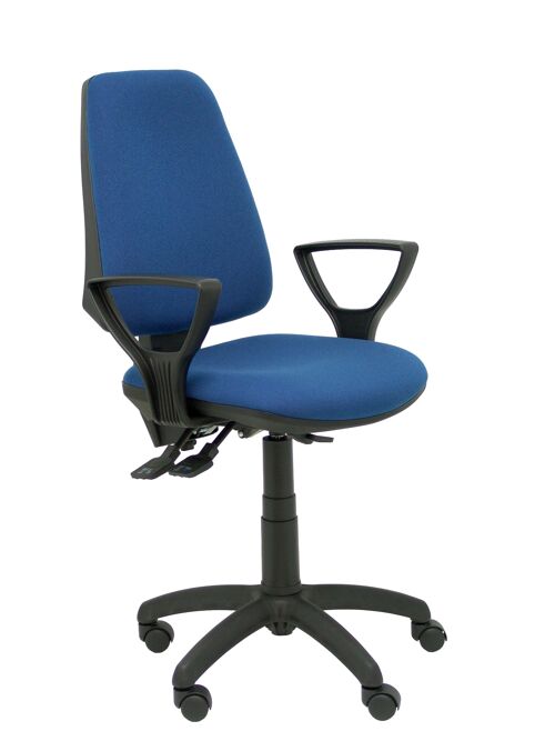 Silla Elche S bali azul marino brazos fijos