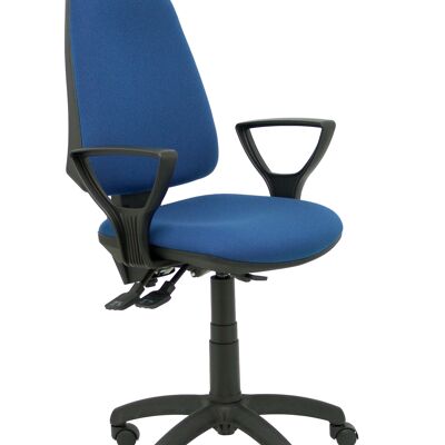 Elche S bali navy blue chair with fixed arms