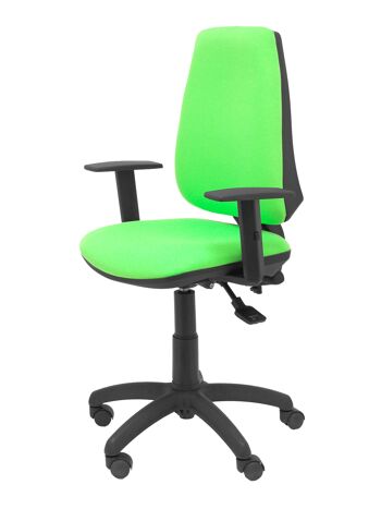 Chaise Elche S bali vert pistache avec accoudoirs réglables 4