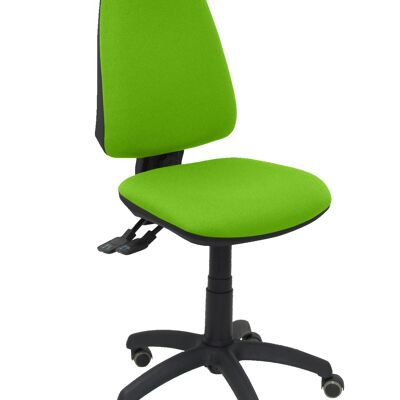 Elche S bali pistachio green chair with parquet wheels