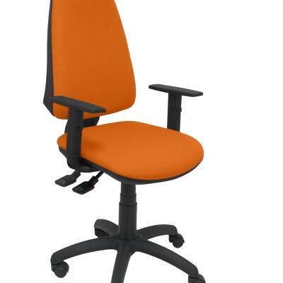 Elche S bali orangefarbener Stuhl mit verstellbaren Armlehnen