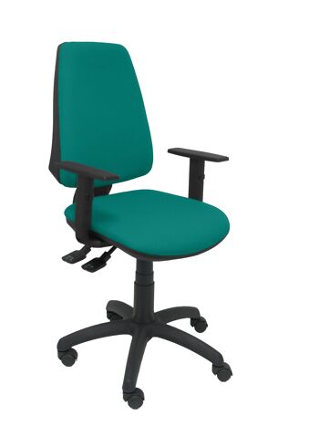 Chaise Elche S bali vert clair avec accoudoirs réglables 1