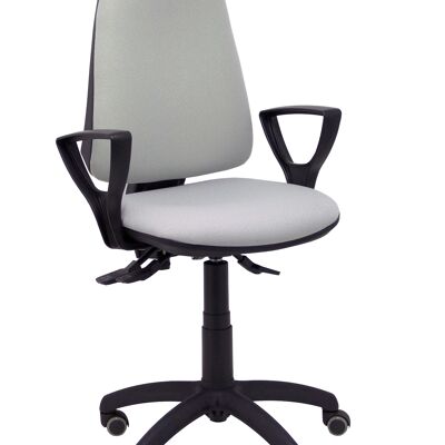 Elche S bali light gray chair fixed armrests parquet wheels