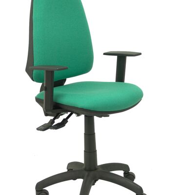 Elche S bali green chair with adjustable arms