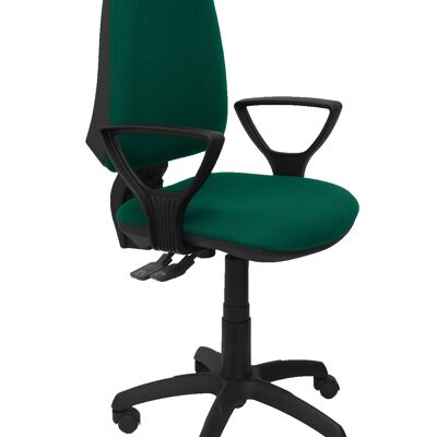 Elche S chair bali green fixed arms