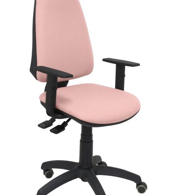 Elche S bali pale pink chair adjustable arms parquet wheels