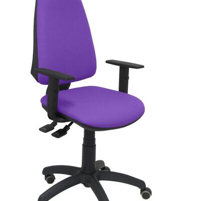 Elche S bali lilac chair adjustable arms parquet wheels