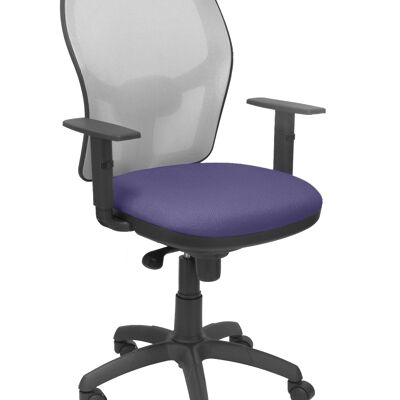 Jorquera gray mesh chair light blue bali seat