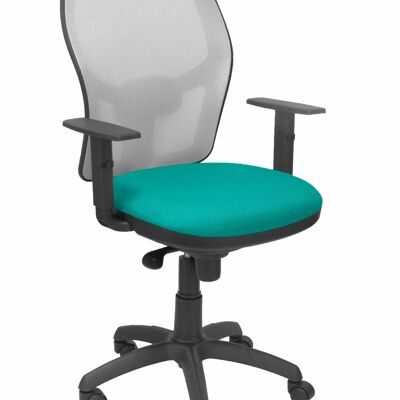 Jorquera gray mesh chair light green bali seat