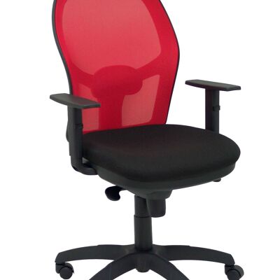 Jorquera red mesh chair black bali seat
