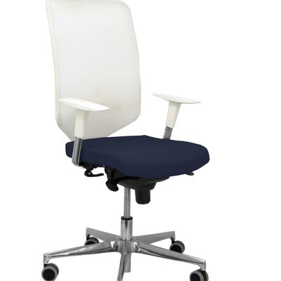 Ossa white bali navy blue chair
